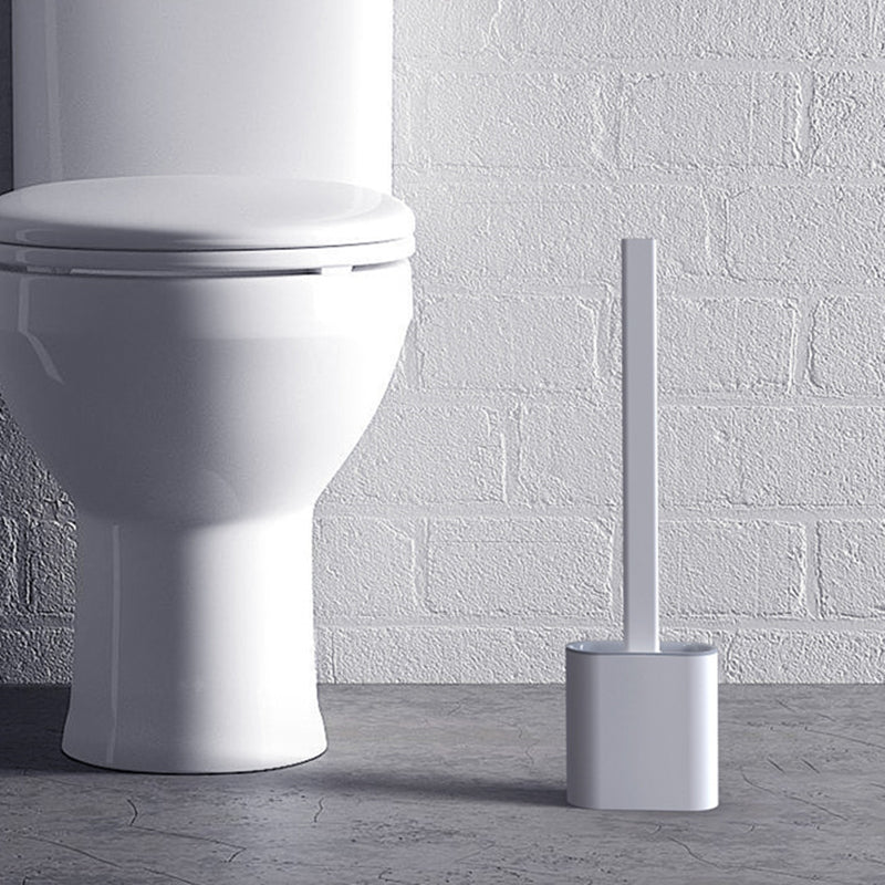 Silicone toilet brush without dead corners