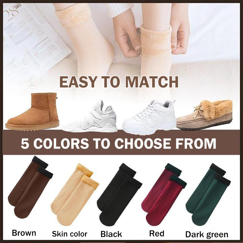 Super warm fluffy snow socks (3 pairs)