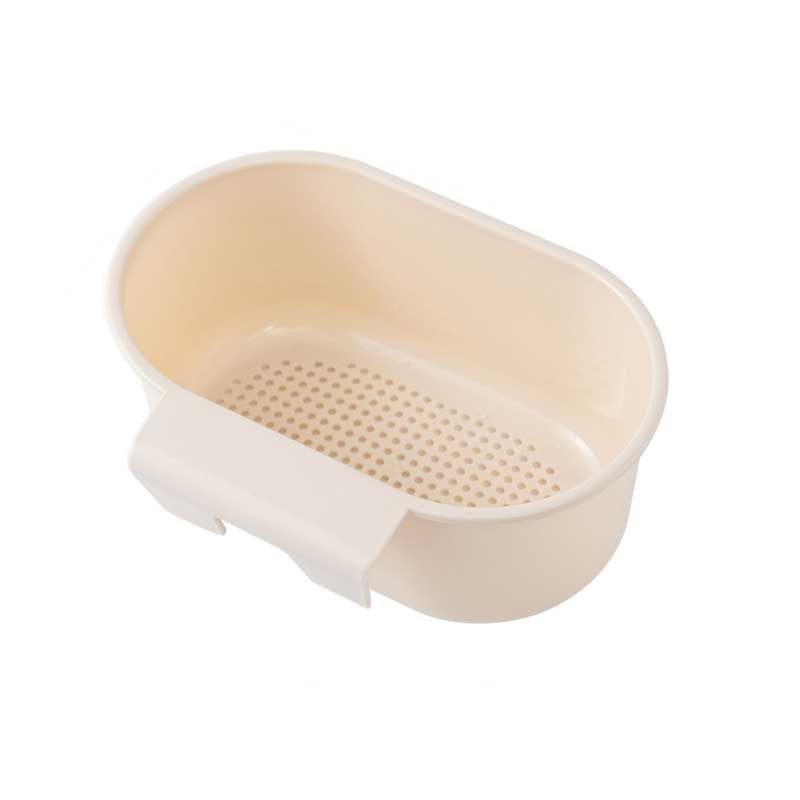 Hangable sink draining basket