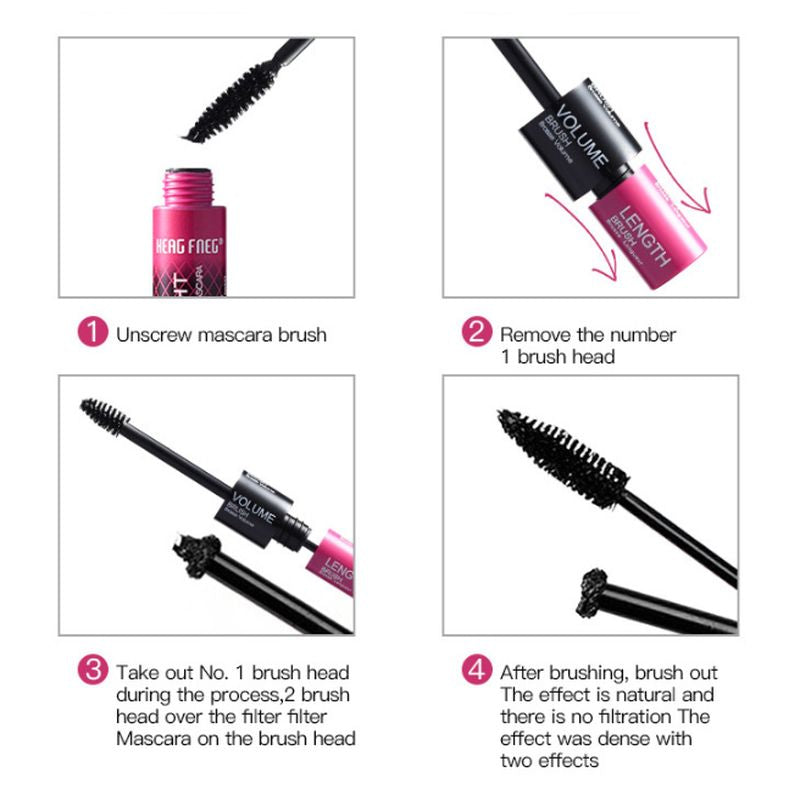 2 in 1 Super Long Lasting Curl Extender 5D Mascara (Buy 1 Get 1 Free)