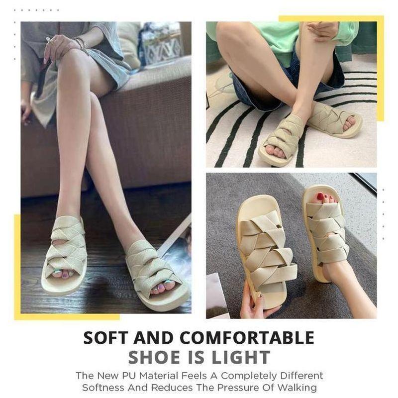 Elastic Braided Slippers （Free Shipping）