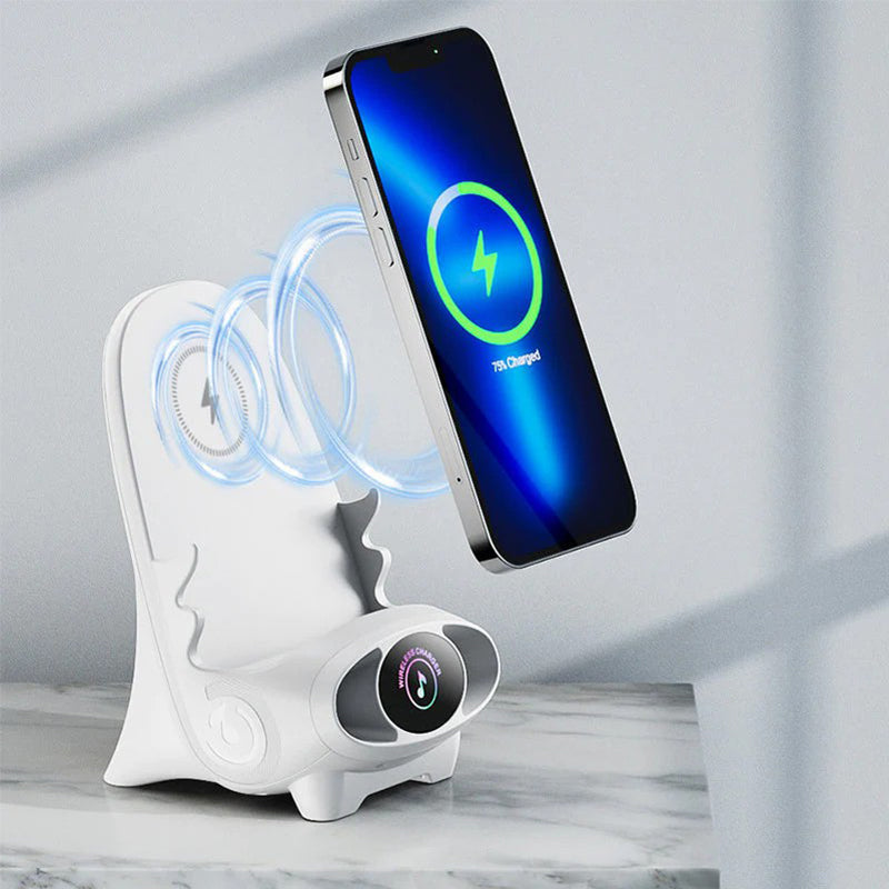 Mini Chair Wireless Fast Charger Multifunctional Phone Holder