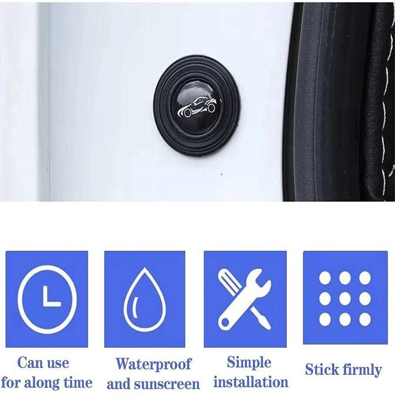 Car door shock-absorbing and silent gasket（8PCS）