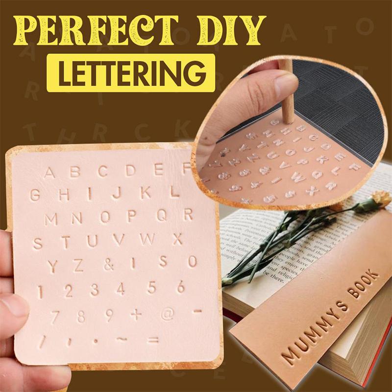 Leather Plastic Embossing Stamp Punch Set