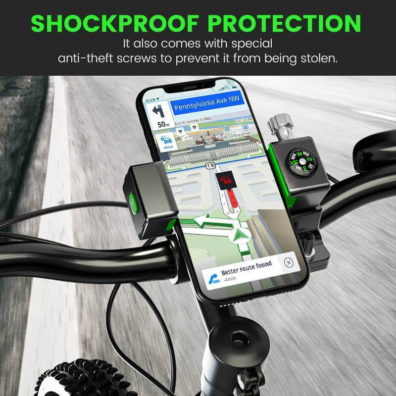 Cycling Illuminated Compass Phone Holder