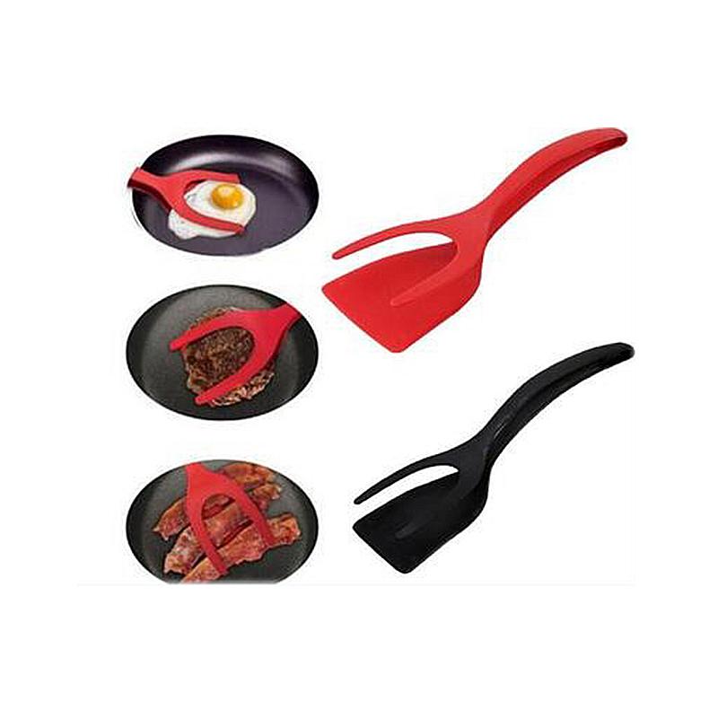 2 In 1 Grip Flip Tongs Egg Tongs Accessories