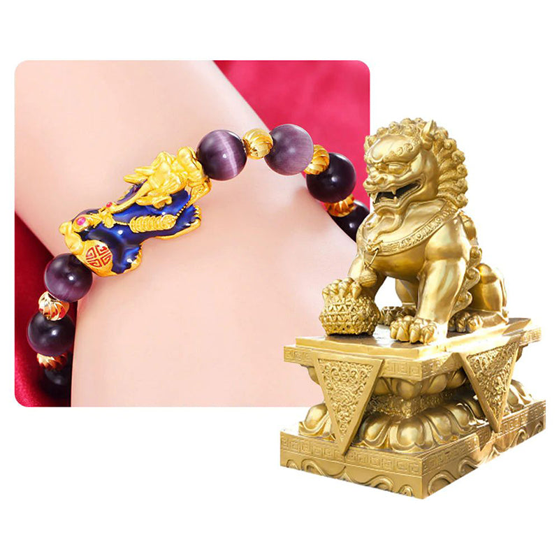 FengShui Pi Xiu Amethyst Bracelet