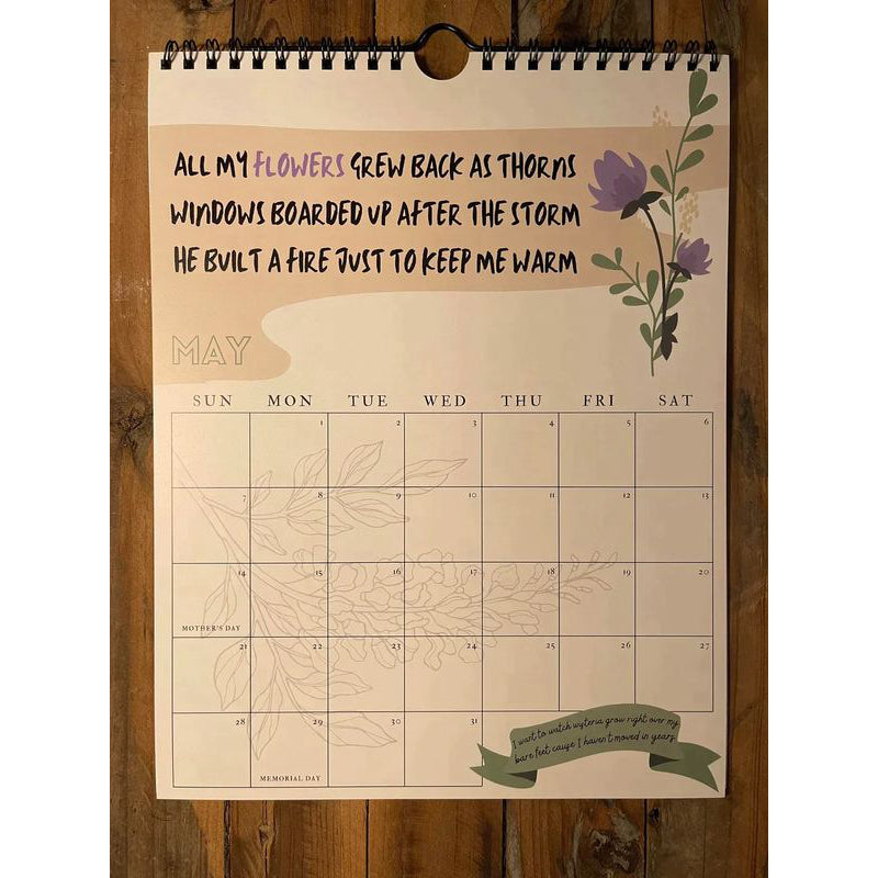 2024 TS Lyrics Calendar