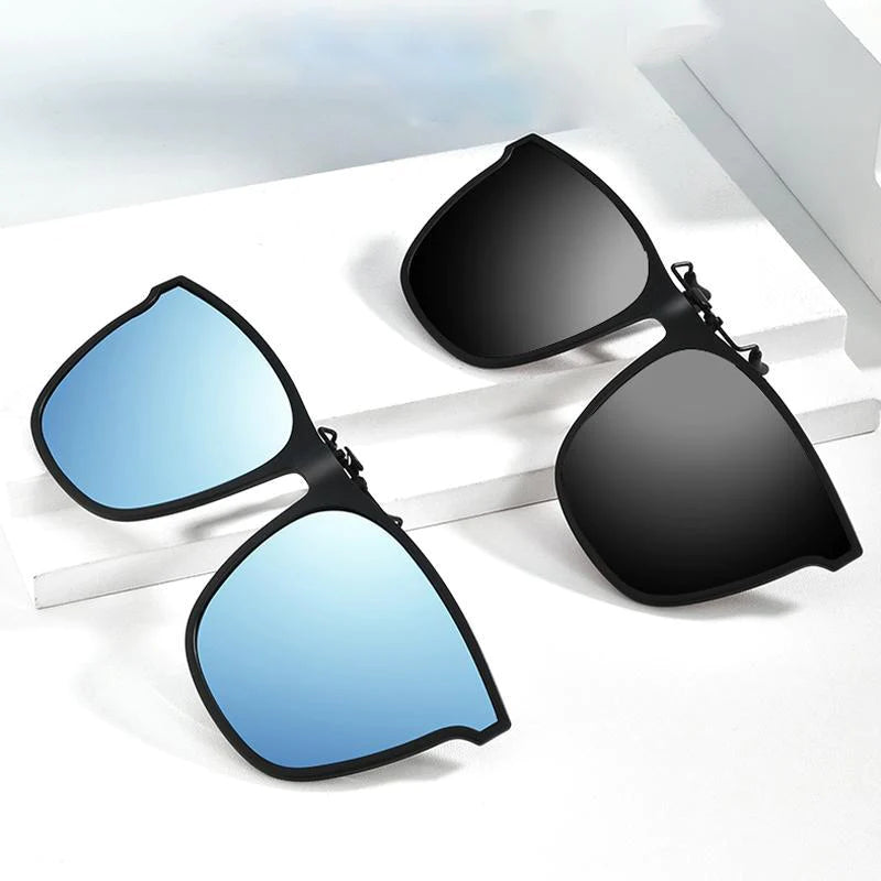 New Polarized Clip-on Flip Up Sunglasses