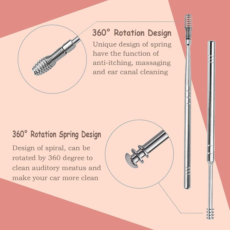 Innovative Spring EarWax Cleaner Tool Set