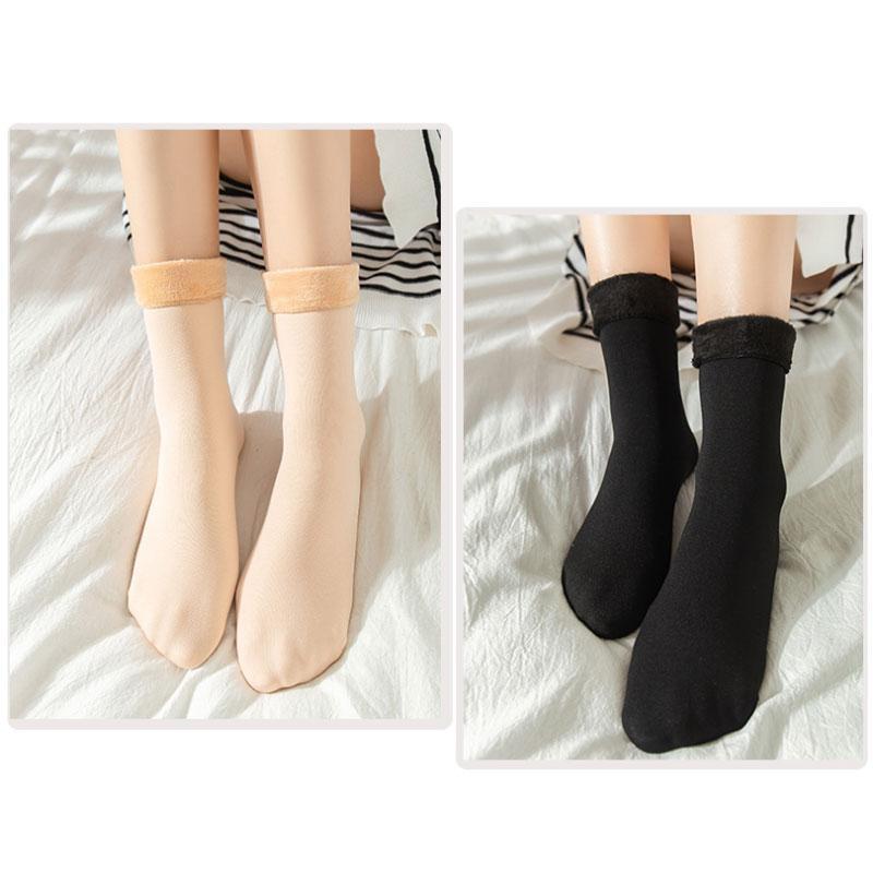 Women's Thickening And Velvet Snow Socks