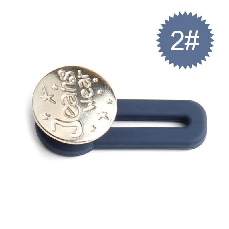 Jeans Retractable Buttons Extension Buckle (5PCS)