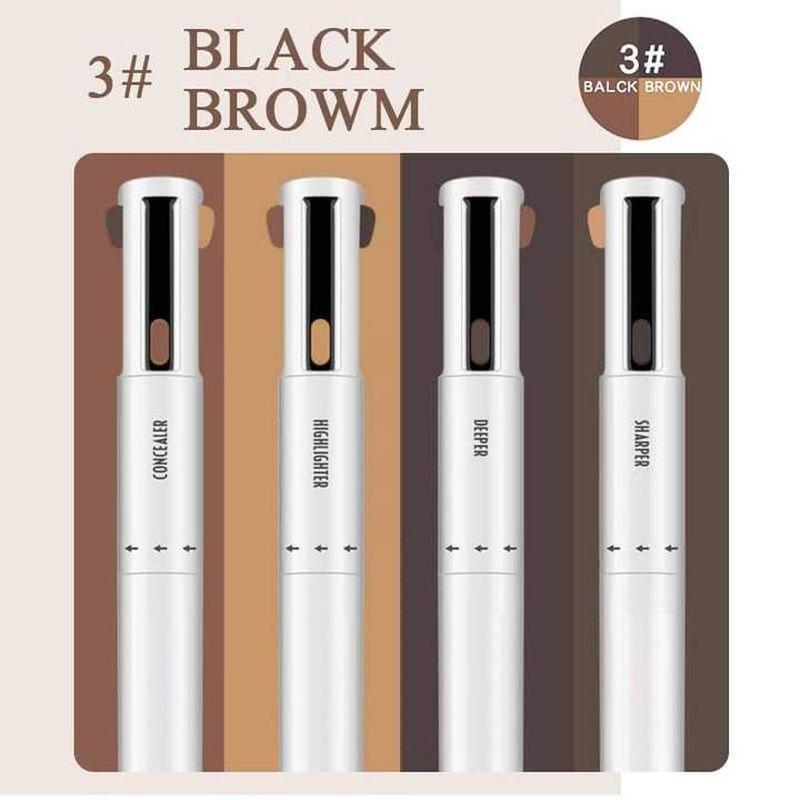 4-in-1 Defining Highlighting Waterproof Eyebrow Pen