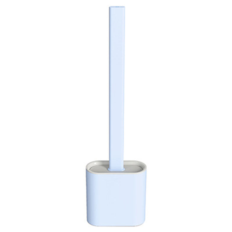 Silicone toilet brush without dead corners